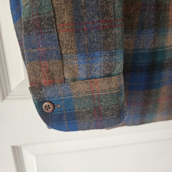 Vintage 1960s/70s Pendleton Wool Board Shirt (L) - Picture 5 of 5